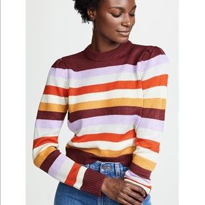 WAYF Striped Sweater NWOT
